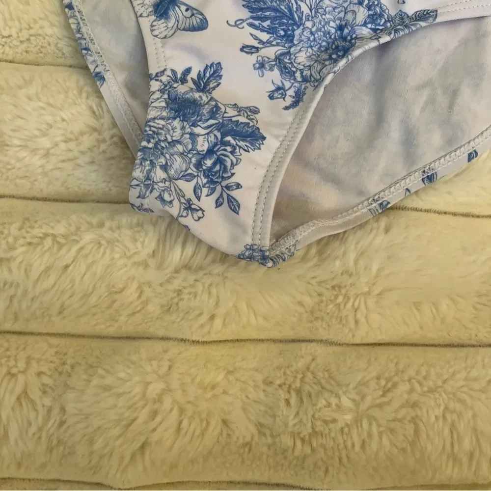 SHEIN floral one‎ piece girl swim suit